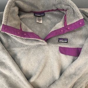 Womens patagonia snap-T pullover XL